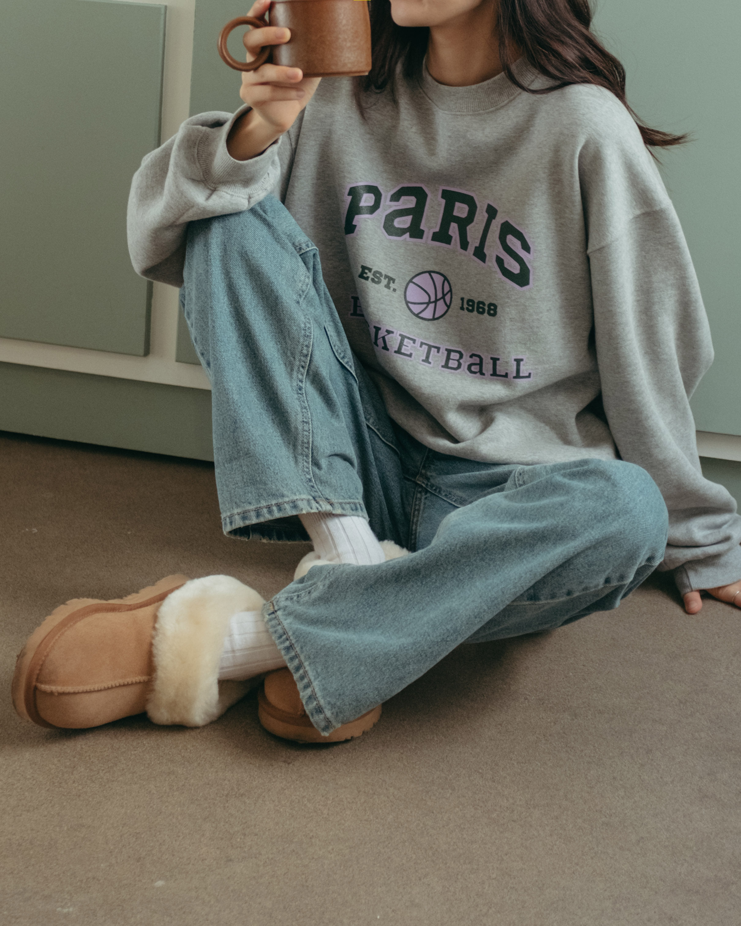 Paris sweatshirt - gray (2nd restock)