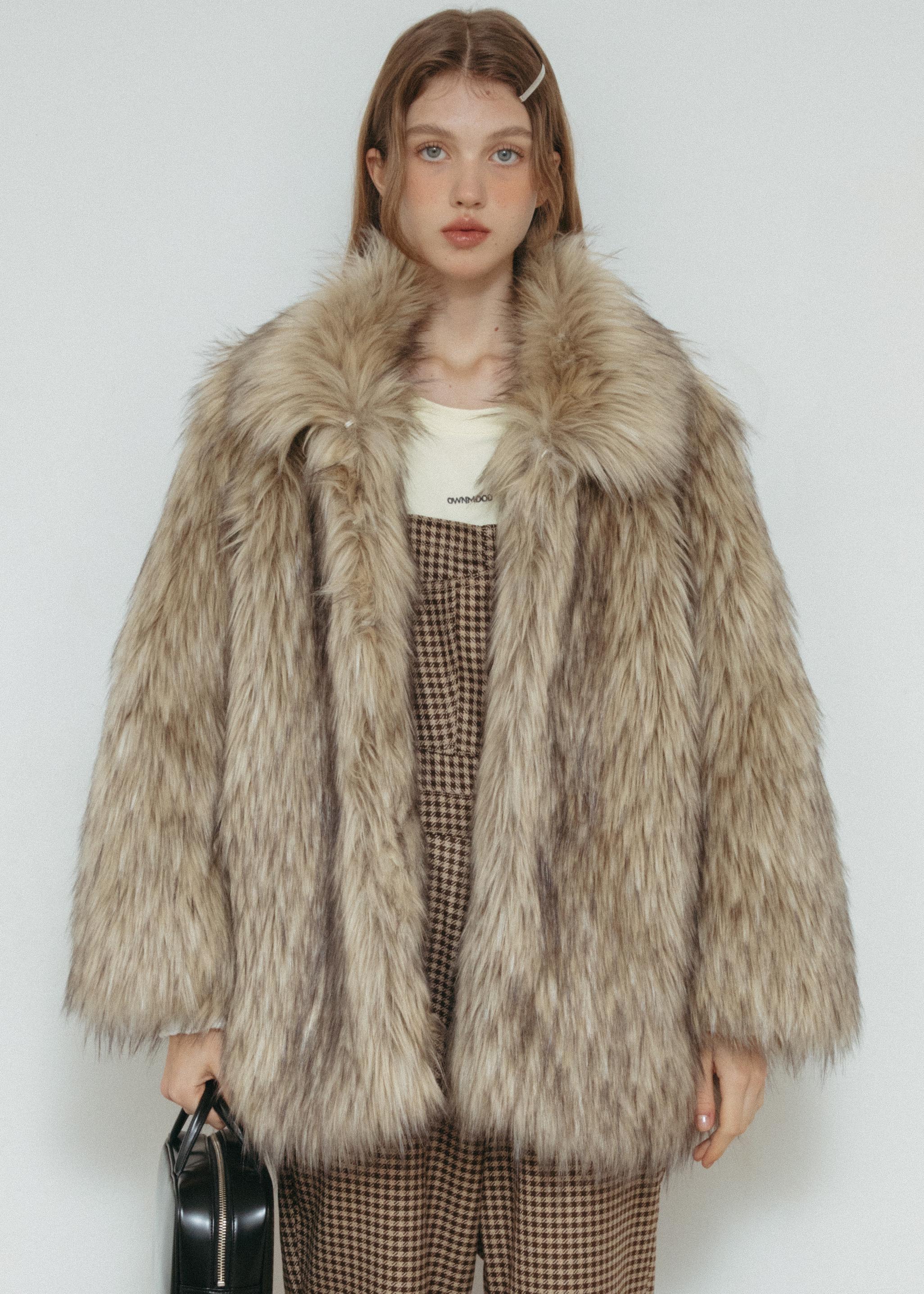 Have Mix Fur Half Coat