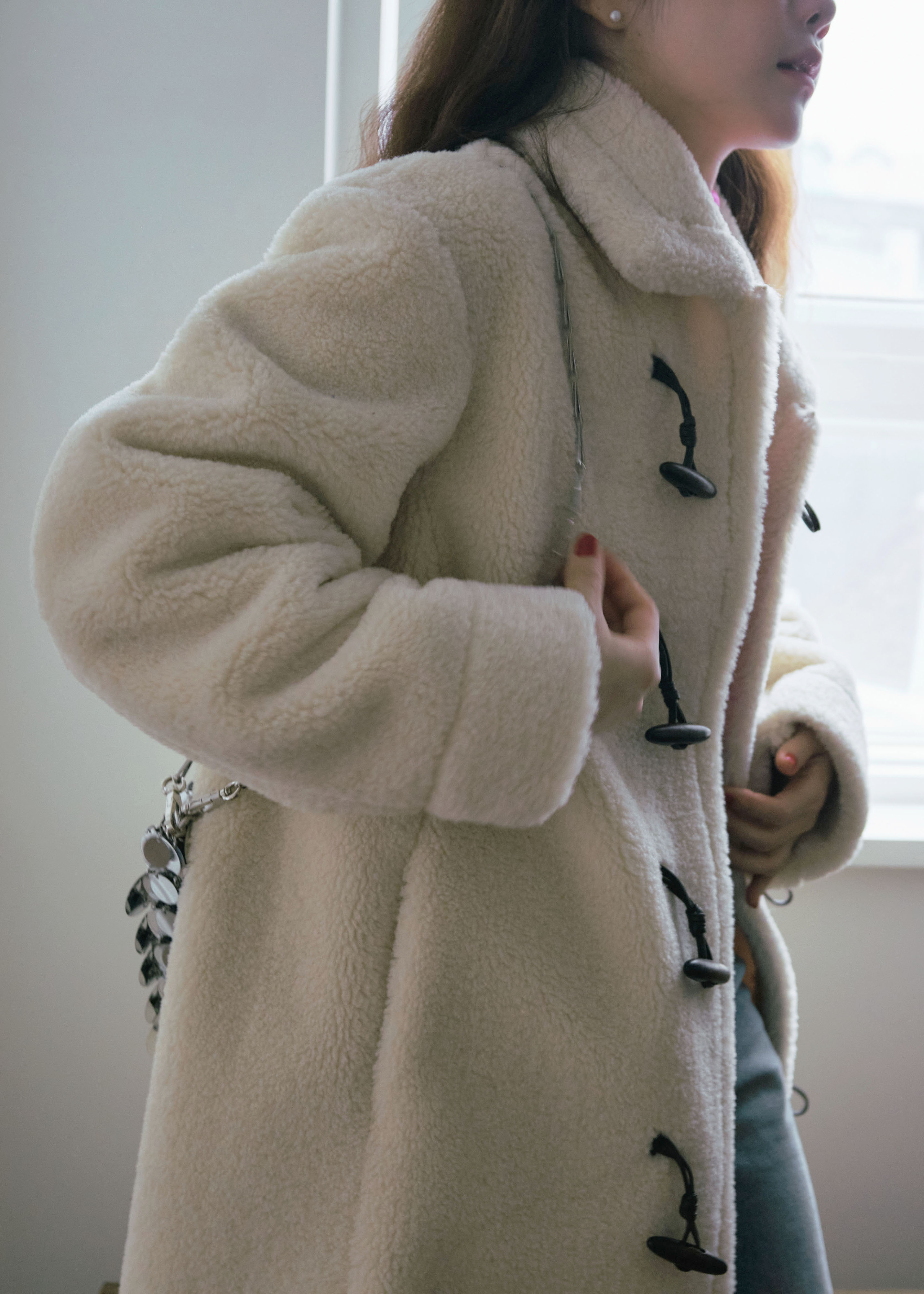 Snow duffle searing coat